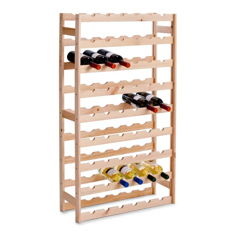 OUTLET Drewniany stojak na wino - aż 54 butelki, ZELLER