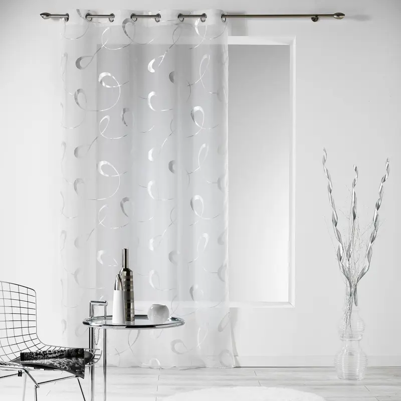 OUTLET Firana na przelotkach INFINITY z połyskiem, 140 x 240 cm