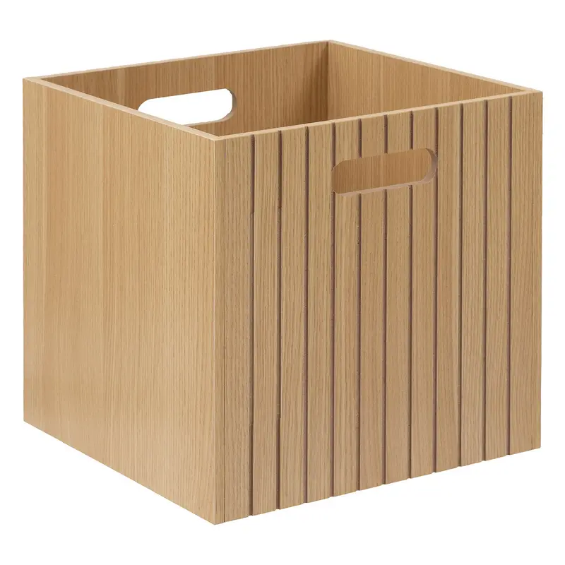 OUTLET Kosz z MDF z uchwytami TASSO, 31 x 31 cm