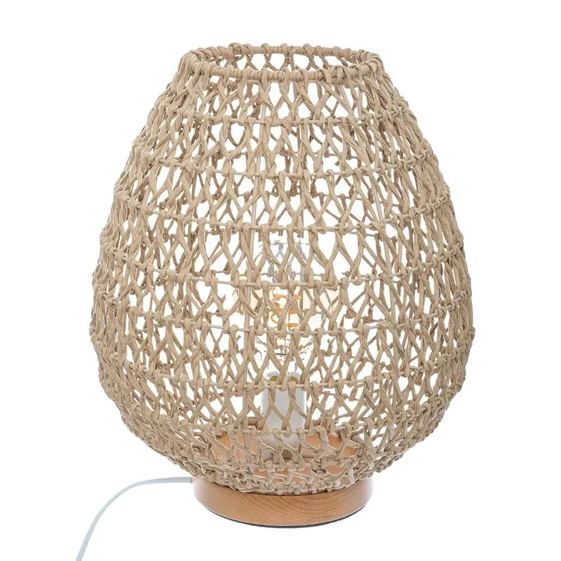 OUTLET Lampa stołowa ETEL z ażurowym kloszem, 35,5 cm