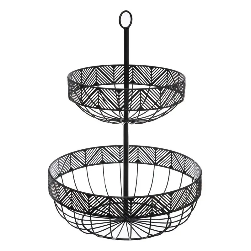 OUTLET Patera na owoce FRISE, metalowa, 2 poziomy