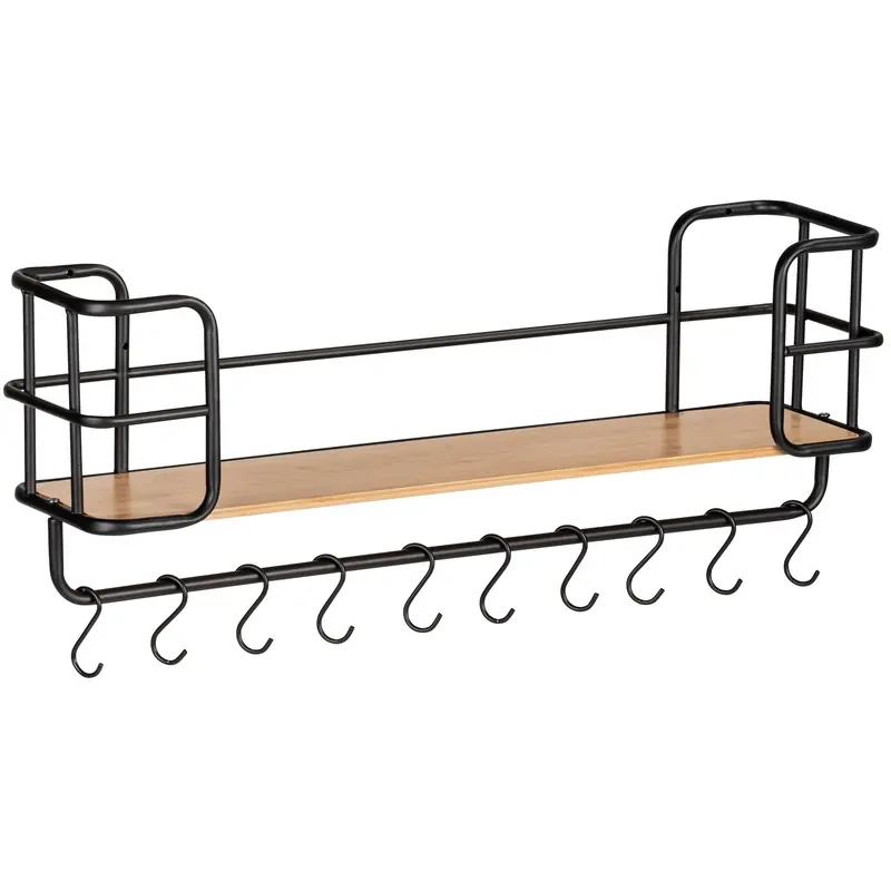 OUTLET Półka na ścianę z wieszakami LOFT, WENKO