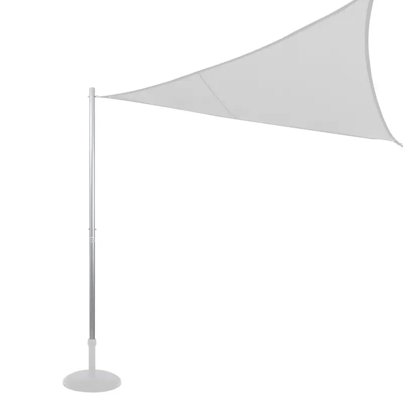 OUTLET Słupek do montażu żagla przeciwsłonecznego, wys. 255 cm, metalowy