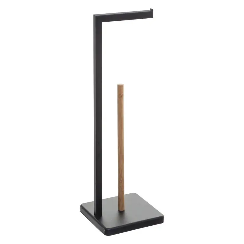 OUTLET Stojak na papier toaletowy z zapasem NATURELO, metalowy