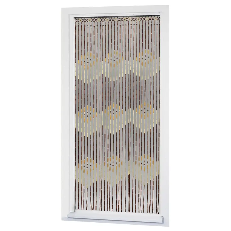 OUTLET Zasłona na drzwi z drewnianych koralików, 90 x 200 cm