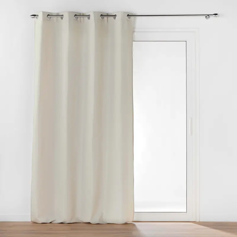 OUTLET Zasłona termiczna na przelotkach, warstwa podwójnego polaru z mikrofibry, 135 x 260 cm