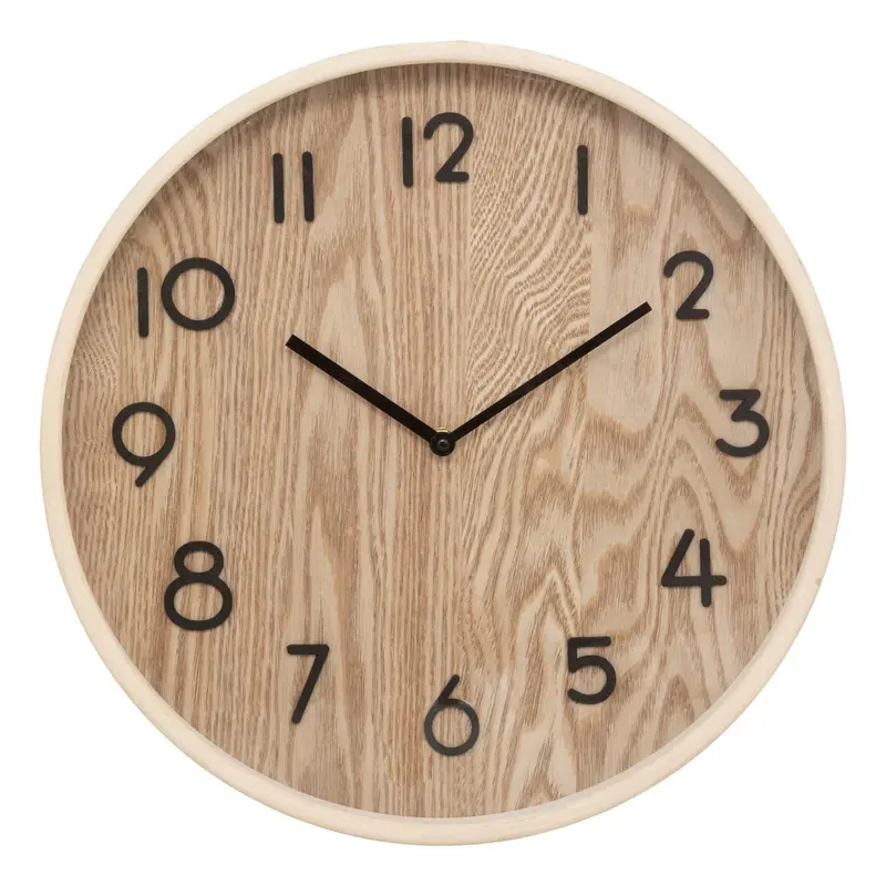 OUTLET Zegar ścienny Ivana, minimalistyczna tarcza, Ø 38 cm