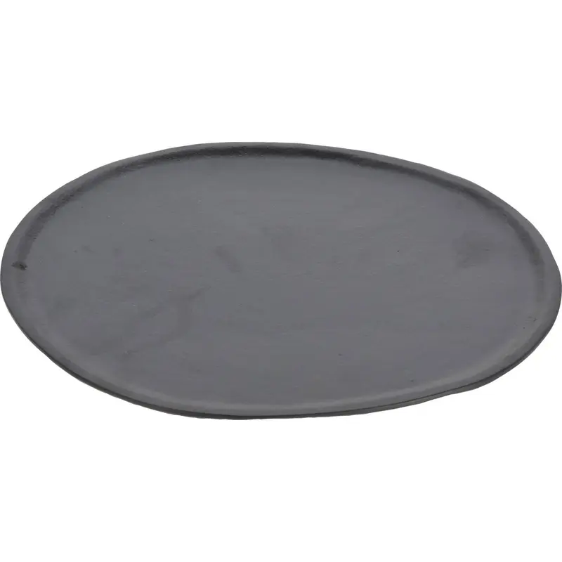 Owalna taca, czarny mat, 30 cm
