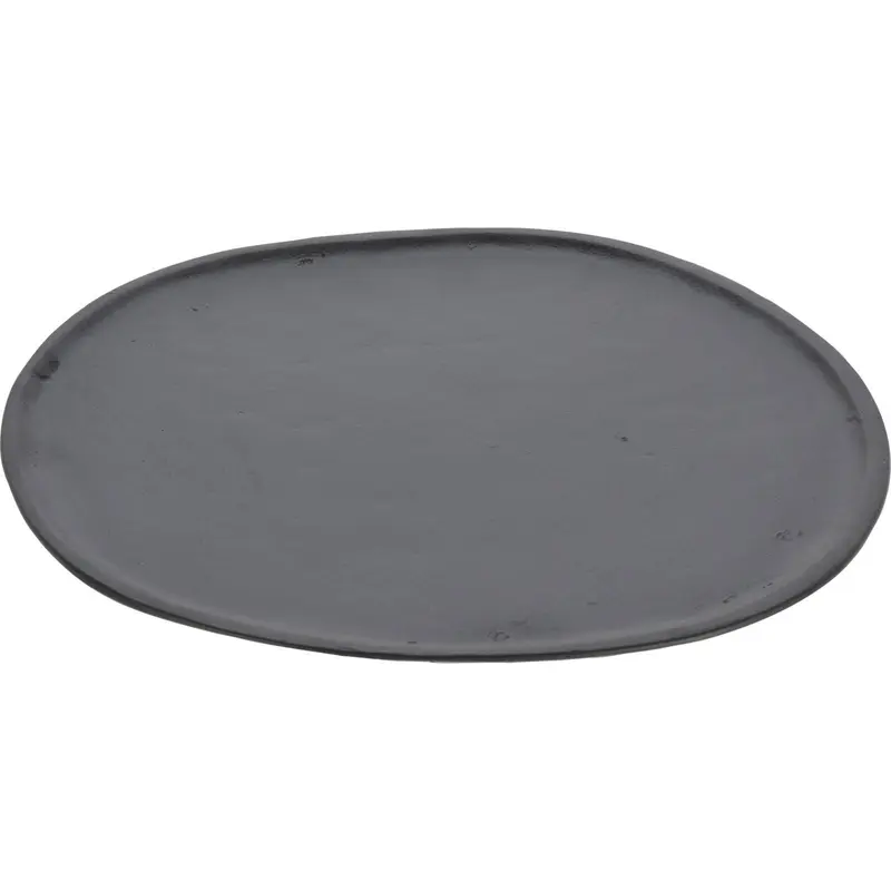 Owalna taca, czarny mat, 35 cm