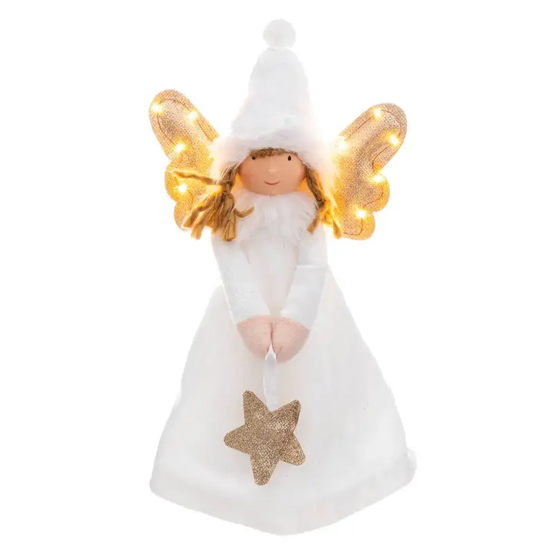 Ozdoba LED, aniołek, 28 cm