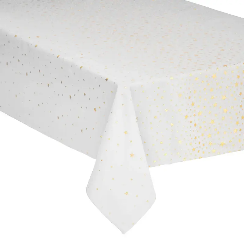 Ozdobny obrus w gwiazdki, 140 x 360 cm