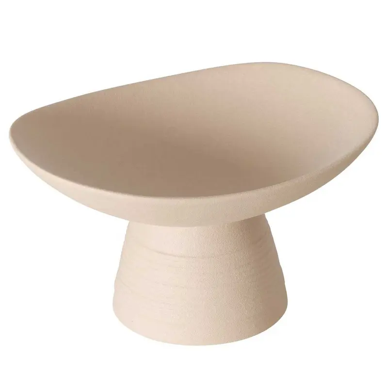 Patera na ciasto ceramiczna CHIMERA, beżowa