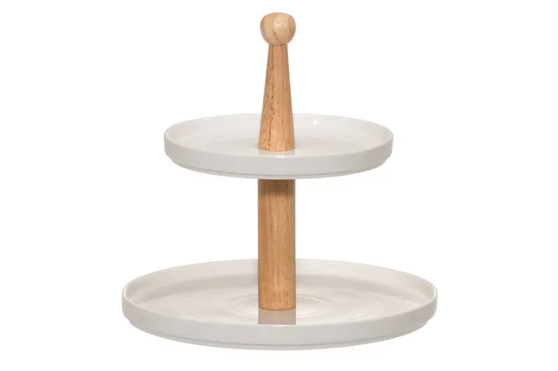 Patera trzypiętrowa ceramiczna, Ø 24,5 cm