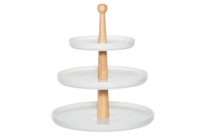 Patera trzypiętrowa ceramiczna, Ø 28 cm