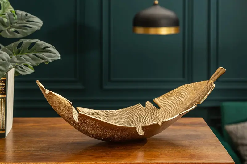 Patera złota Leaf 62 cm / 41602