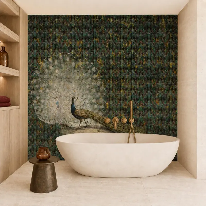 Peacock – Tapeta na wymiar Aqua Zone
