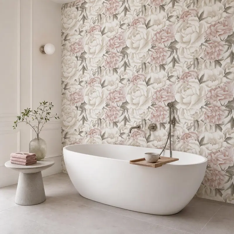 Peony Light – Tapeta na wymiar Aqua Zone