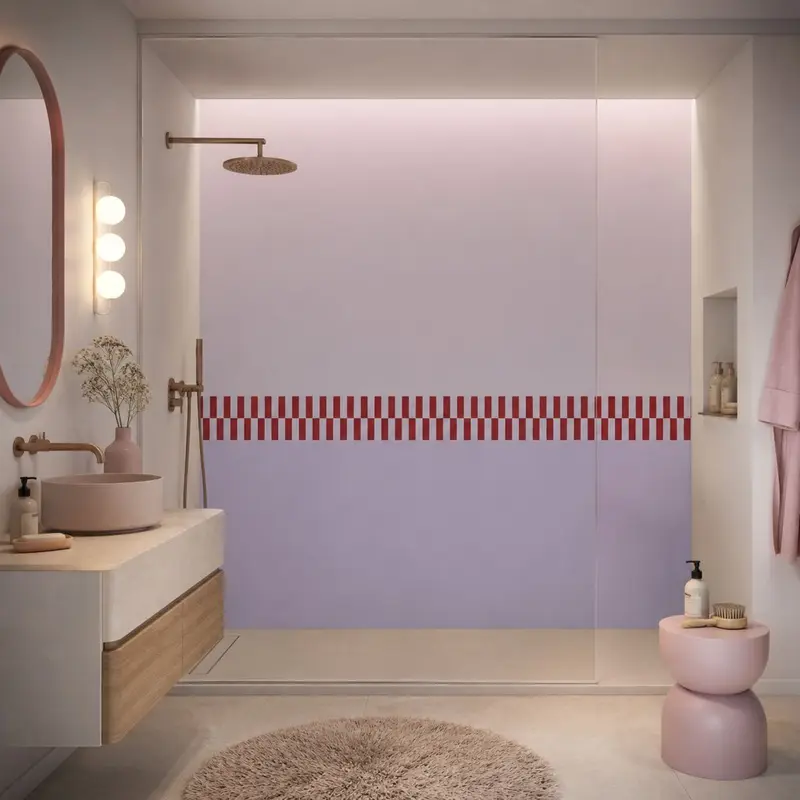 Pixel Lilac – Tapeta na wymiar Aqua Zone