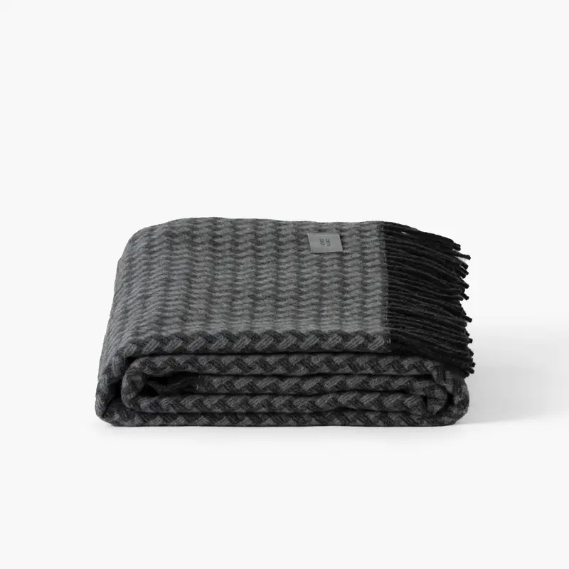 Plaid Baikal antracytowy