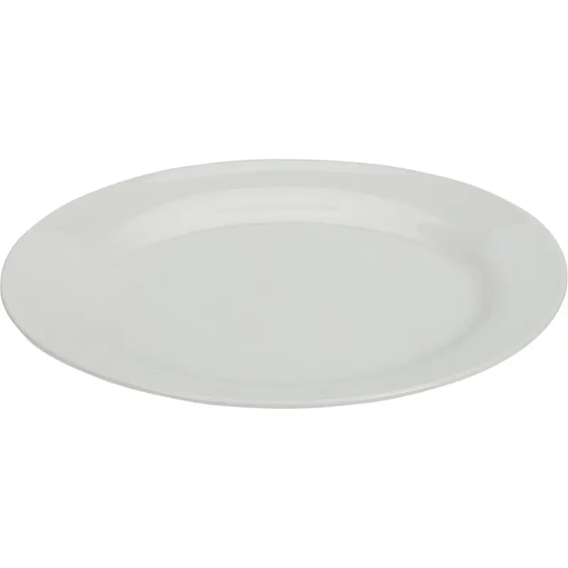 Płaski talerz z porcelany, Ø 22 cm