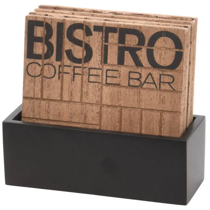 Podkładki pod kubek Bistro, 4 sztuki