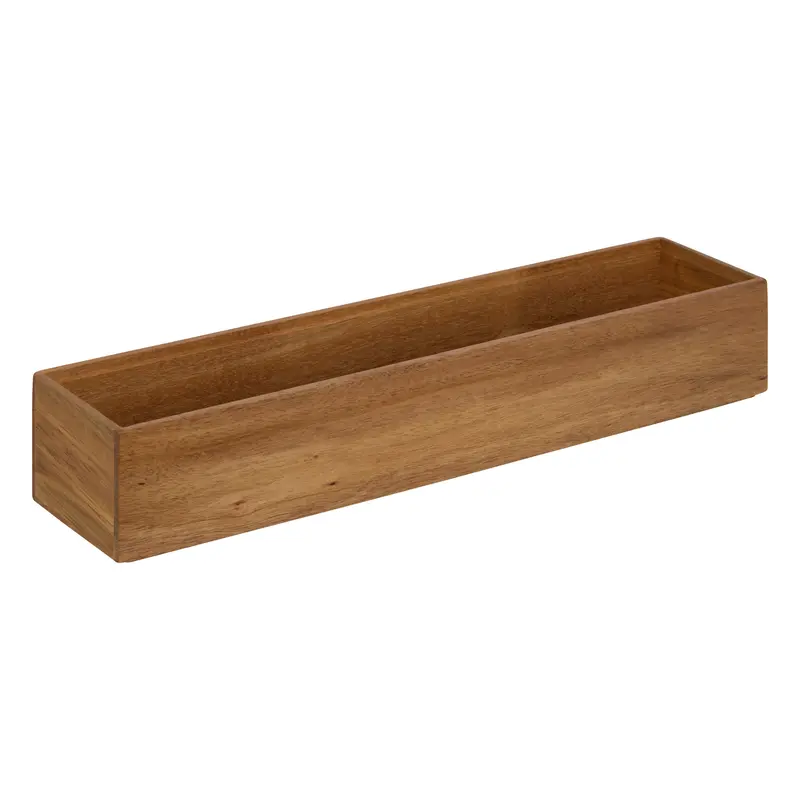 Podłużny drewniany organizer TIDY SMART, 8 x 38 x 7 cm