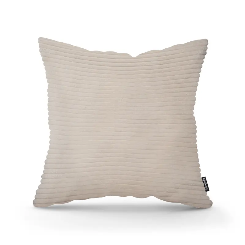 Poduszka dekoracyjna 45×45 cm w stylu scandi i boho | Szeroki Sztruks