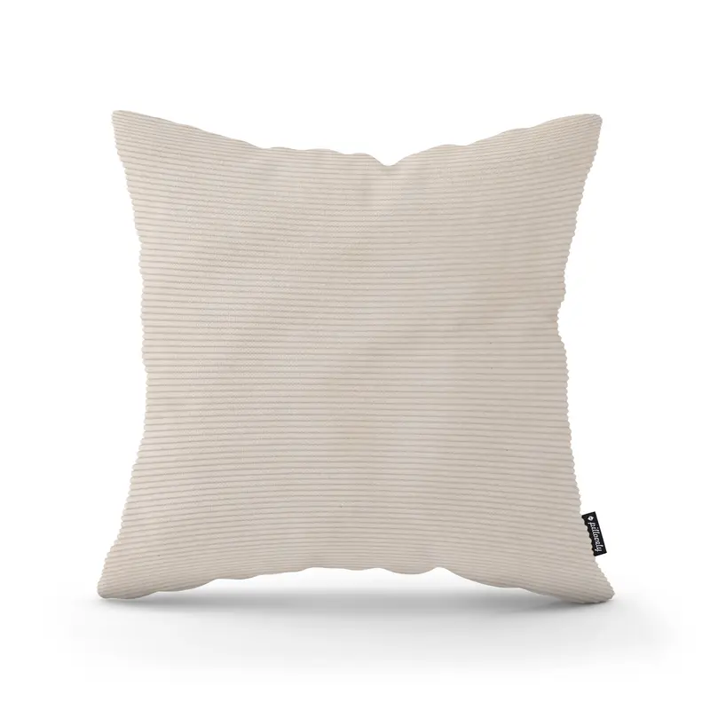 Poduszka dekoracyjna 45×45 cm w stylu scandi i boho | Sztruks