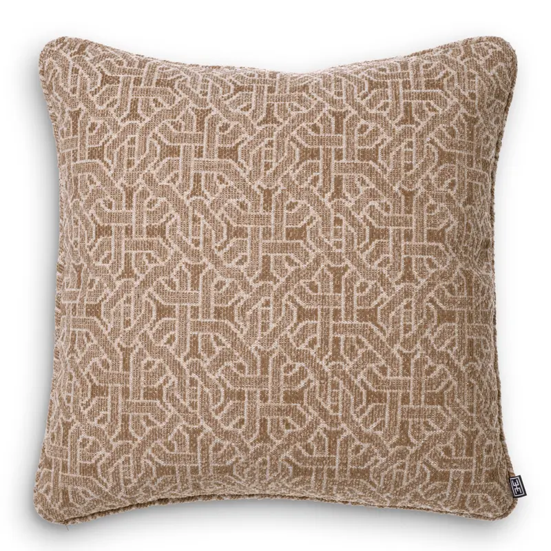 Poduszka Frieze L jacquard beige