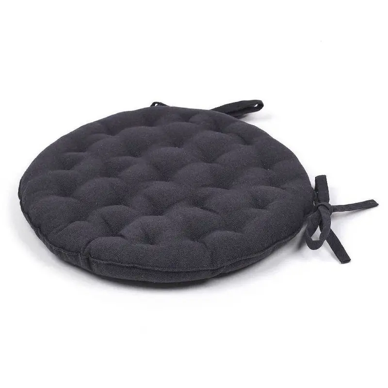 Poduszka na krzesło okrągła Secession, bawełniana, Ø 37 cm