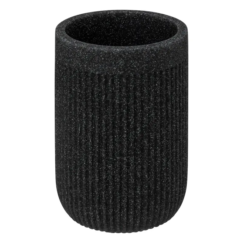 Pojemnik na szczoteczki do zębów, ONYX, łupek, Ø 7 cm