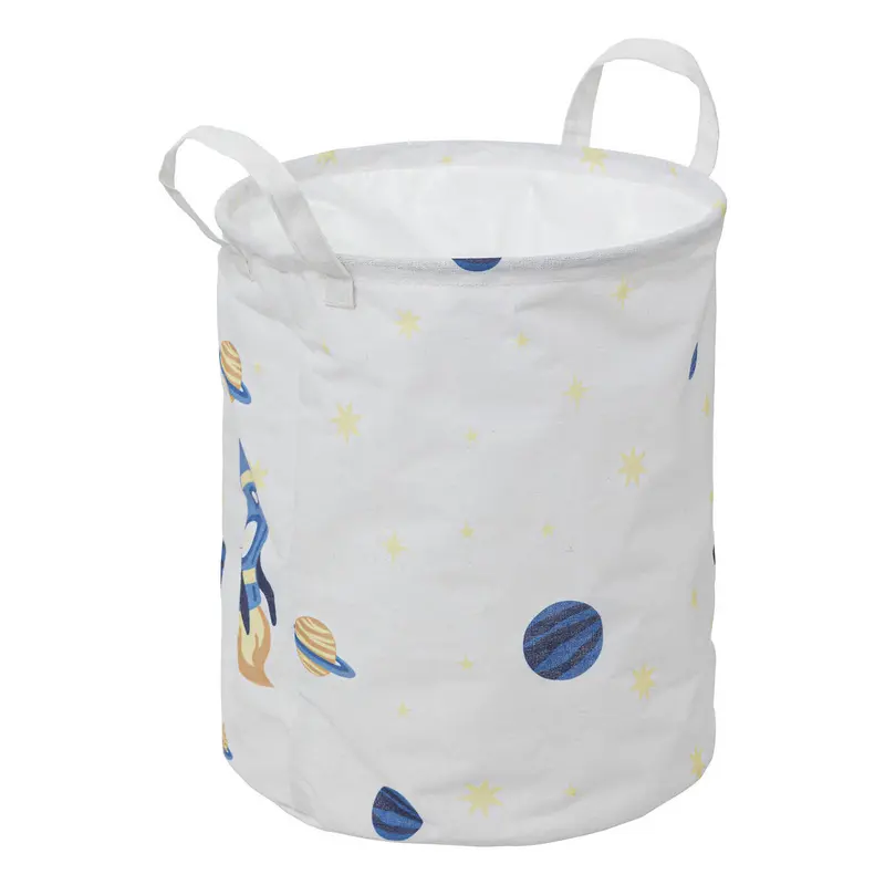 Pojemnik na zabawki tekstylny SPACE, składany, Ø 32 cm