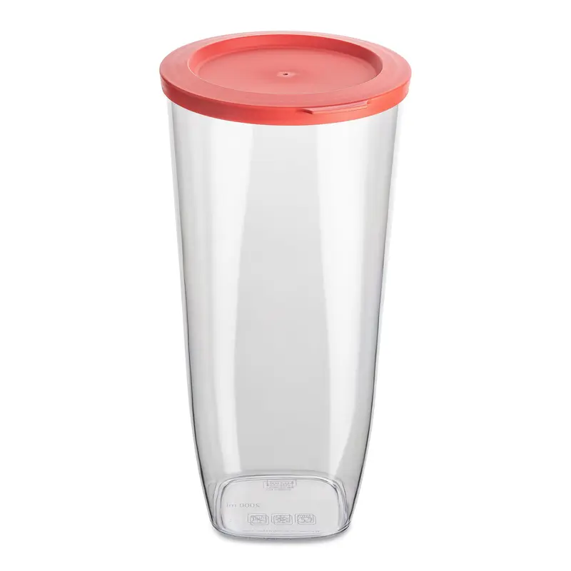 Pojemnik plastikowy na żywność sypką CONNECT, hermetyczny, 2000 ml, KOZIOL