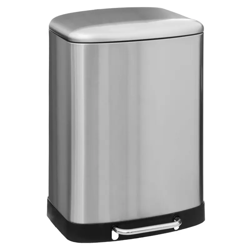 Pojemny kosz na śmieci, stal nierdzewna, 50 l