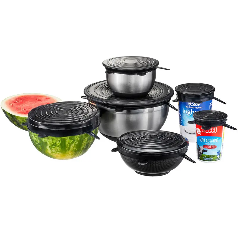 Pokrywki silikonowe FLEXIFRESH, 6 szt.