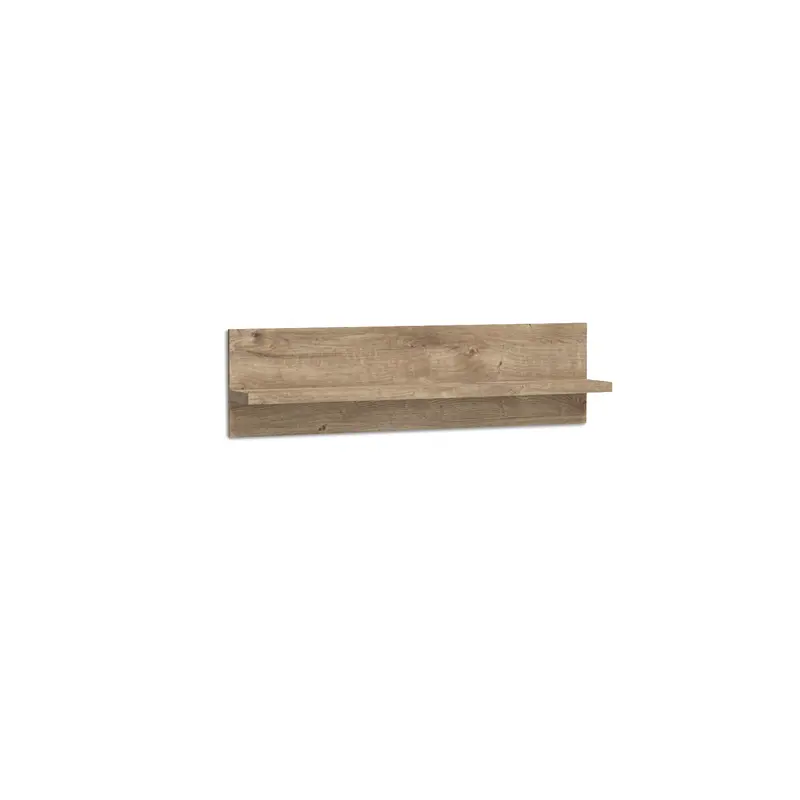 Półka ścienna 120x32 wisząca w stylu boho | Korin