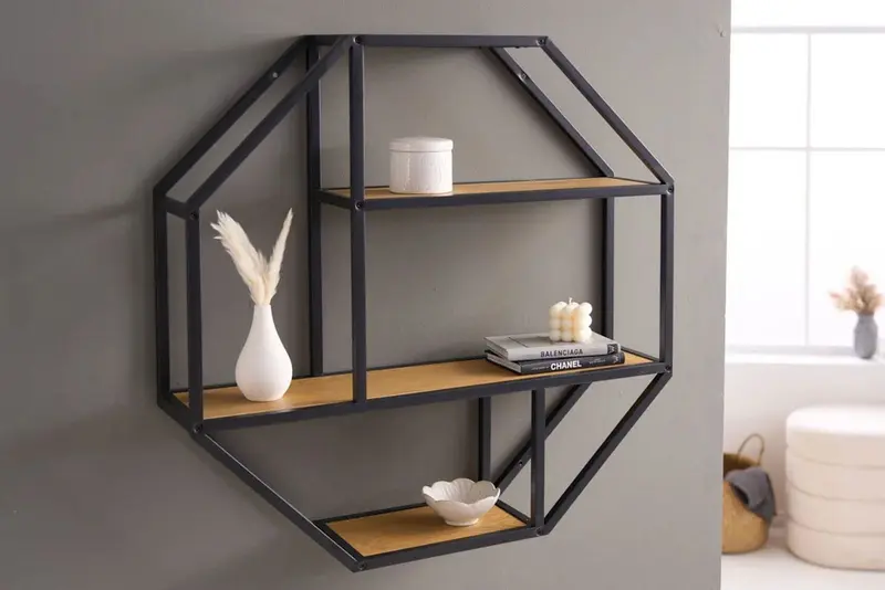 PÓŁKA ŚCIENNA SLIM LINE DZIKI DĄB NATURALNY / 43640 / INVICTA INTERIOR