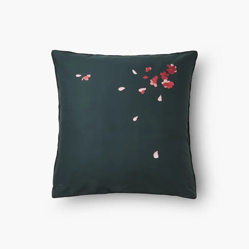 Poszewka na poduszkę kwadratowa z bawełny Ikebana