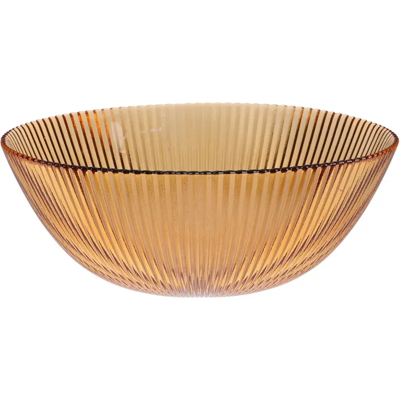Prążkowana miska AMBER, Ø 21 cm