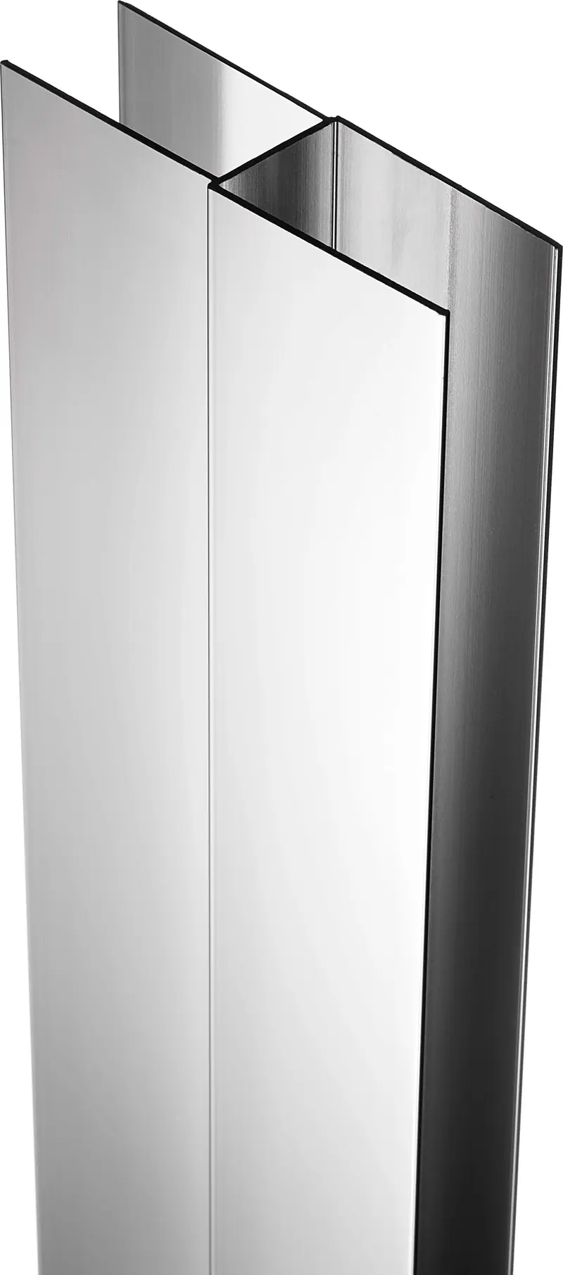 Profil poszerzający z elementami montażowymi 200 cm Chrom