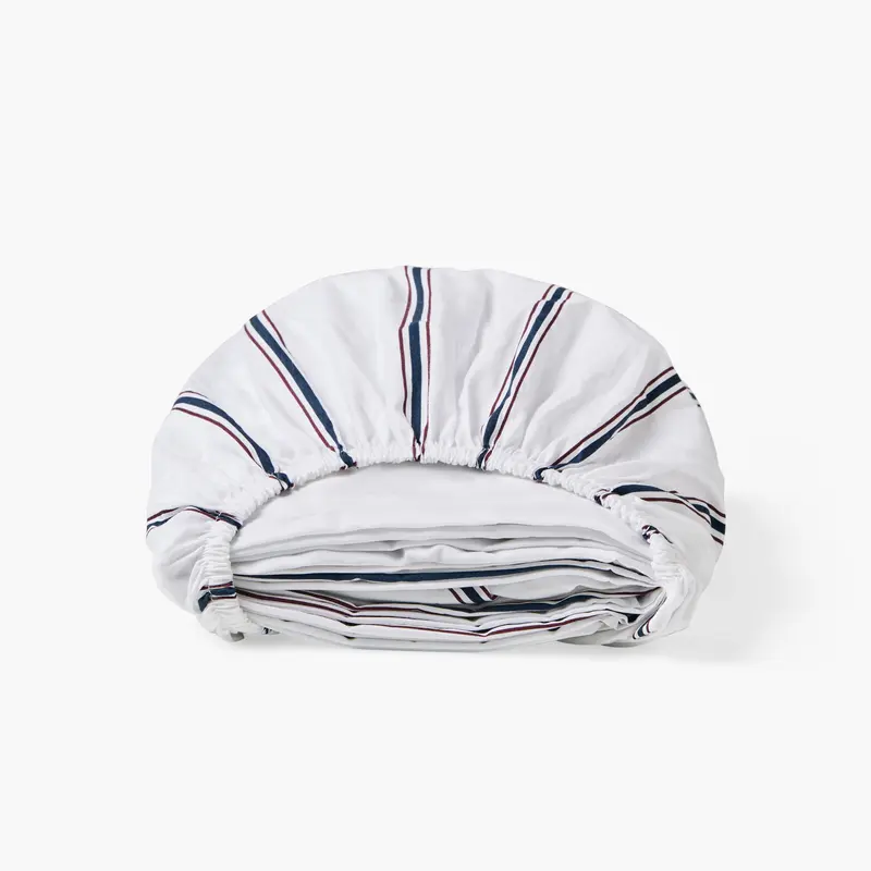 Prześcieradło bawełniane Neo navy stripe