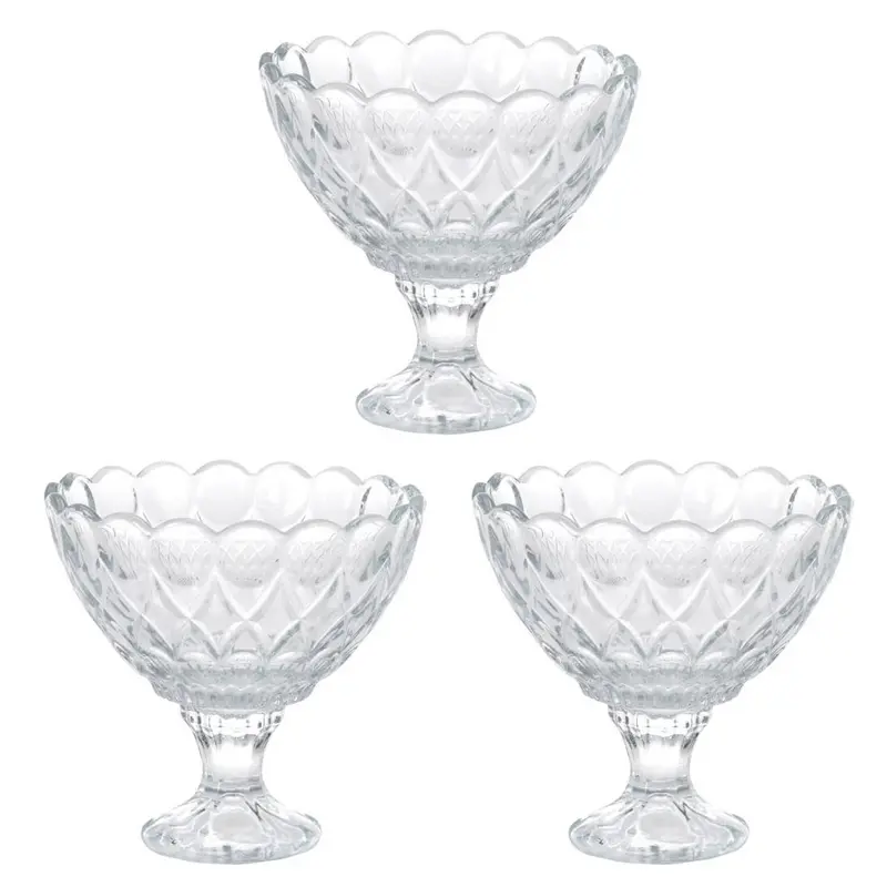 Pucharek do lodów deserów DIAMOND, 3 sztuki x 200 ml