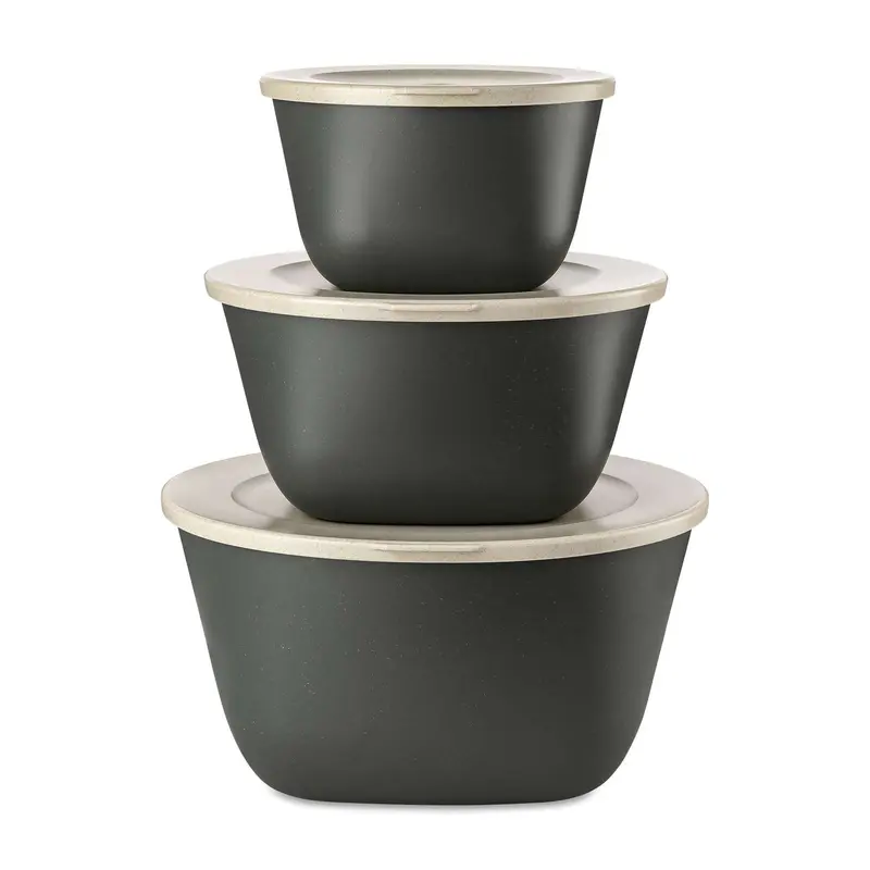 Pudełko z pokrywką 1l + 2l + 4l, CONNECT BOX SET STOCKHOLM, zestaw 3 sztuki, KOZIOL