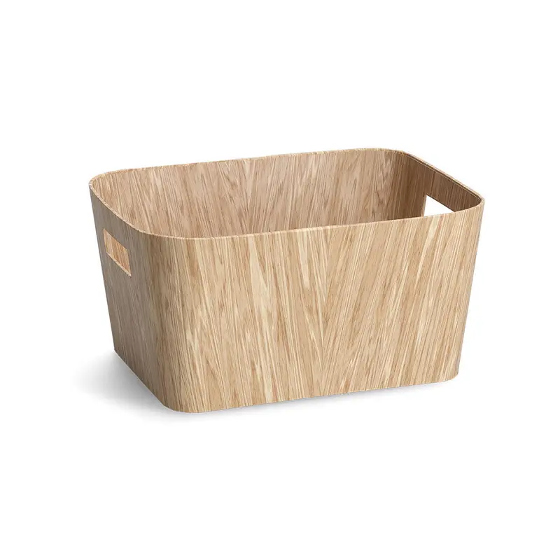 Pudełko z wytrzymałego kartonu WOOD, 30,5 x 23 x 15 cm