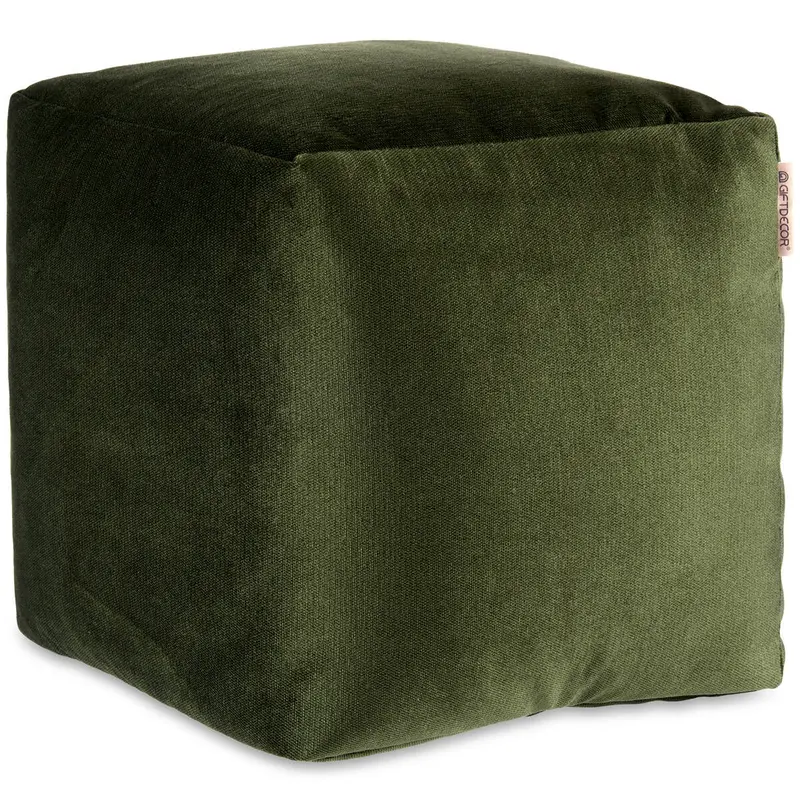Pufa obita aksamitem, 30 x 30 cm