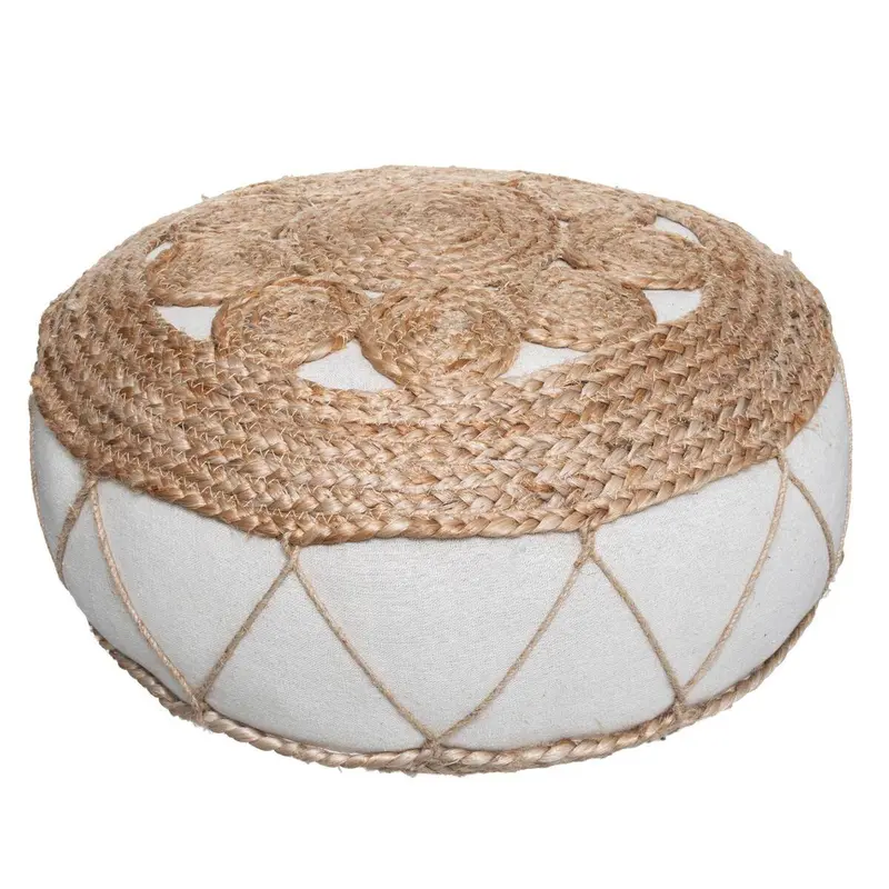 Pufa pleciona SOL, Ø 43 cm