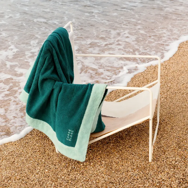 Ręcznik plażowy Greg 2026 szmaragdowy