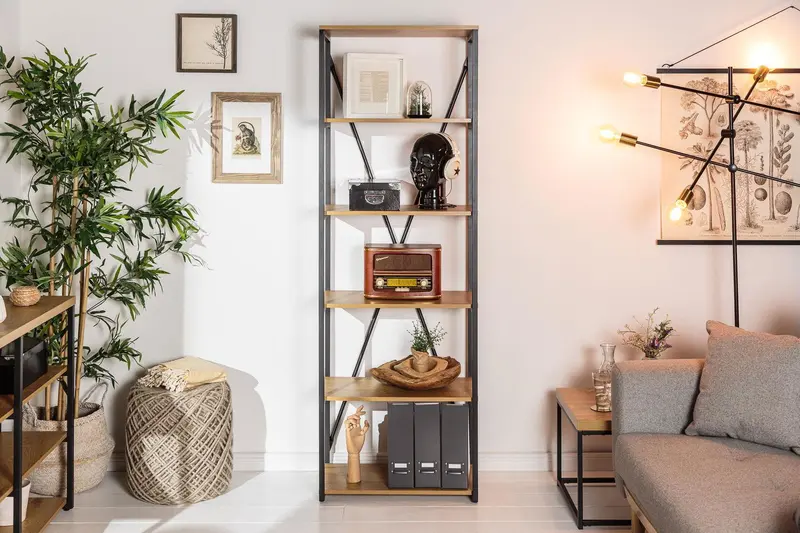 Regal Studio 180cm w optyce dębu / 40627 / INVICTA INTERIOR