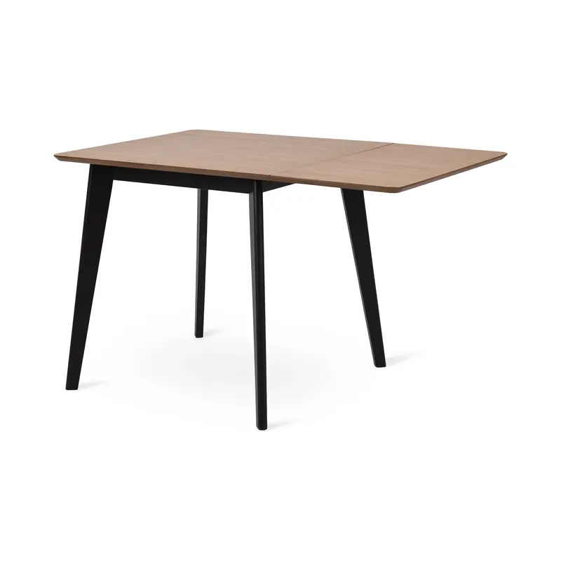 Rozkładany stół do jadalni 80-120x80 w stylu skandynawskim | Krel