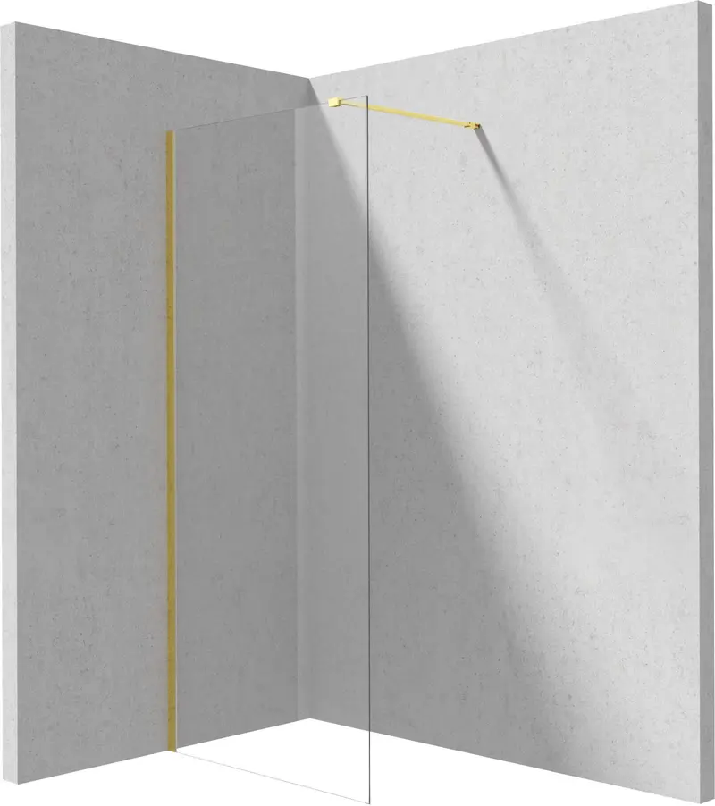 Ścianka prysznicowa walk-in 110 cm Prizma Złoty
